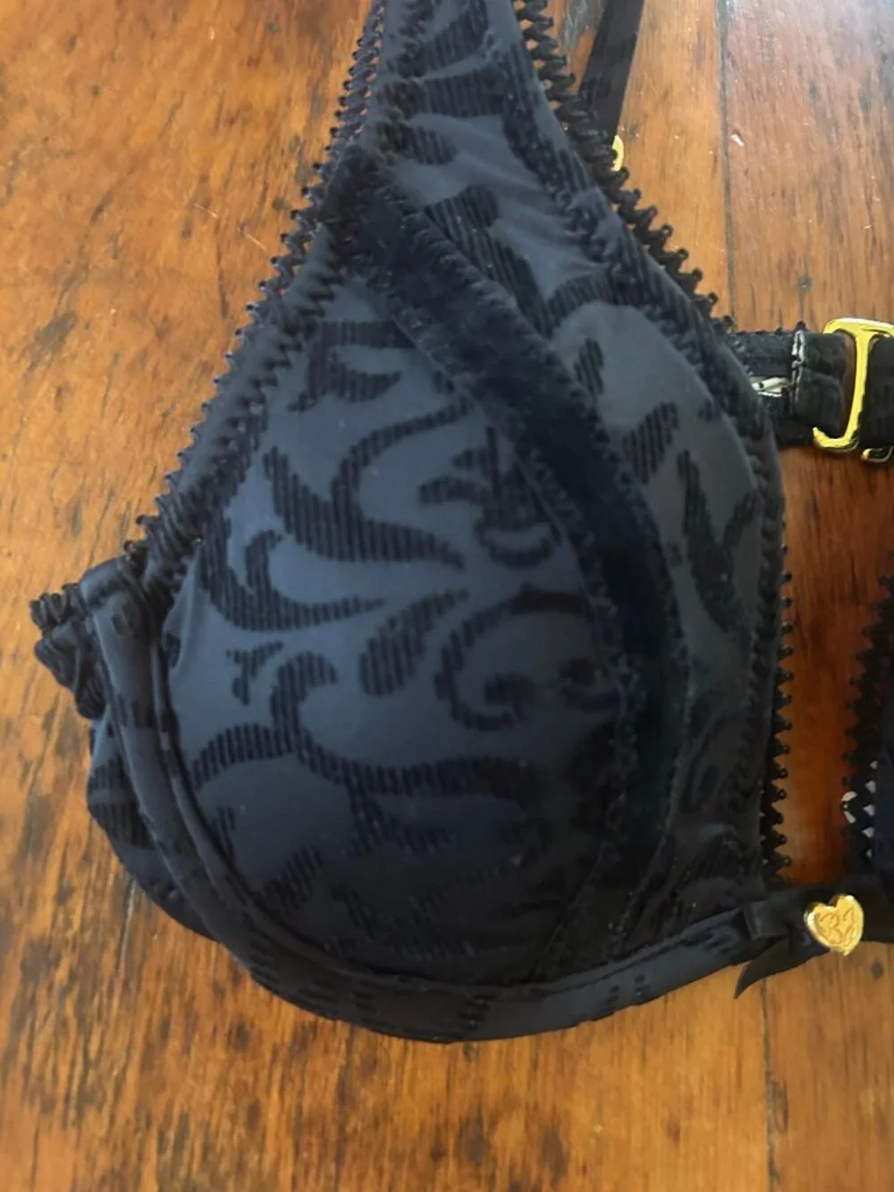 Vintage Betsey Johnson Skirted Bikini Set
